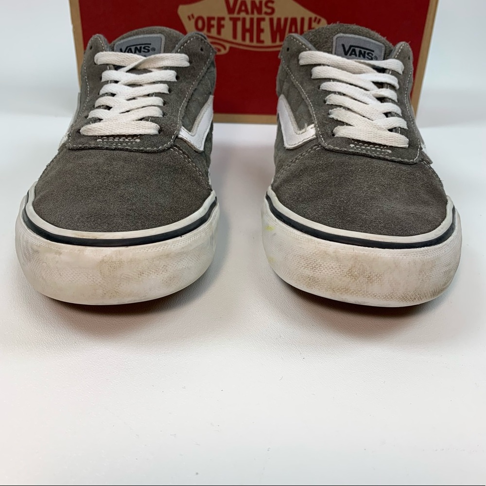 Vans Ward Deluxe Debos Checkerboard Gray Mens 8.5 - Picture 5 of 11